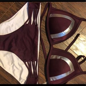 VS Maroon Swimsuit
